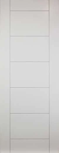 Bespoke Seville White Primed Fire Door