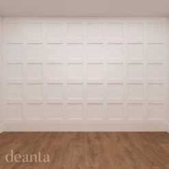 Deanta White Primed Shaker Wall Panelling