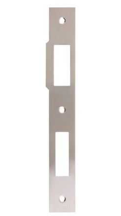 Slim Euro Profile Sash Lock -Home Door Shop striking plate satin steel