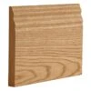 Oak Veneer Traditional Skirting Boards Pack Of 4 -Home Door Shop traditional oak veneer skirting board
