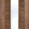 Vancouver Walnut Laminate Clear Glazed Internal Door -Home Door Shop walnut lamwalvangl vancouver glazed