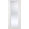 Eindhoven White Primed 1 Panel Glazed Internal Door -Home Door Shop white eindhoven glazed 1l opt