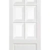 Kent Clear Bevelled Glazed White Primed Door -Home Door Shop white kent glazed 6l