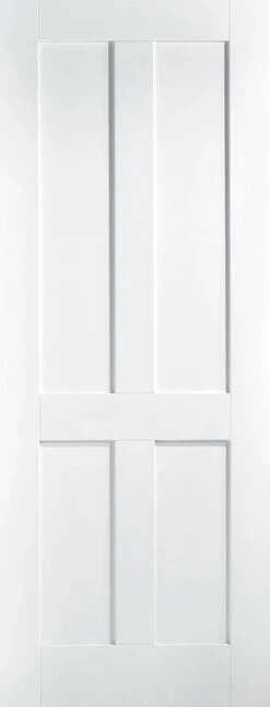 London Flat 4P White Primed FD30 Internal Fire Door