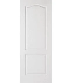 Textured Classical 2 Panel White Moulded FD30 Internal Fire Door