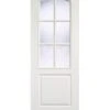 Textured Classical 6 Light White Moulded Internal Glazed Door 1 Textured Classical 6 Light White Moulded Internal Glazed Door -Home Door Shop white moulded classical 6l glazed opt