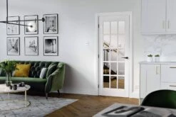 SA Clear Glazed 15L White Primed Internal Door 5 SA Clear Glazed 15L White Primed Internal Door -Home Door Shop white sa glazed 15l lifestyle